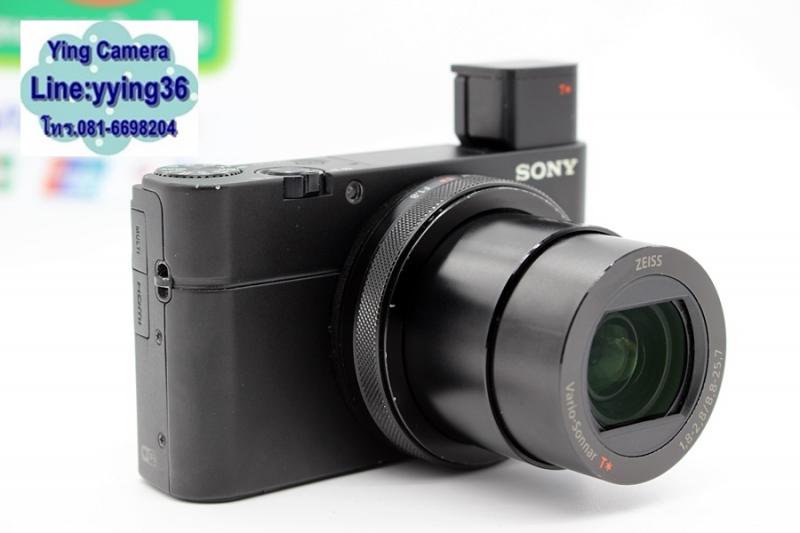 ขาย Sony Cyber-Shot RX-100 M4 สภาพพร้อมใช้งาน มีรอยการใช้งานบ้าง อดีตประกันศูนย์ เมนูไทย มีWIFIในตัว จอติดฟิล์มแล้ว อุปกรณ์พร้อมกระเป๋า